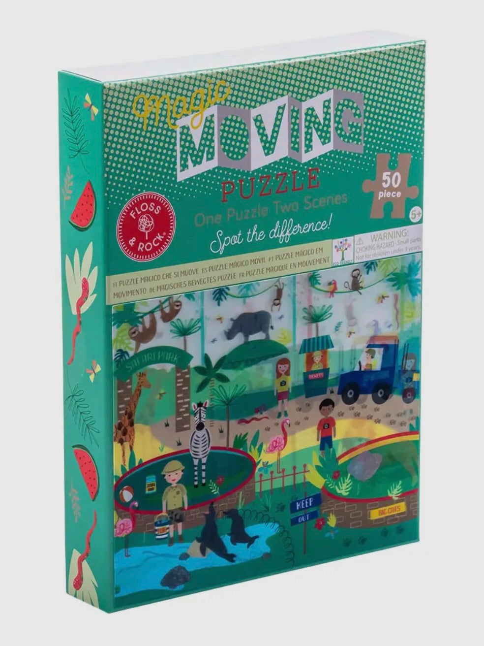 Jungle 50pc Magic Moving Puzzle