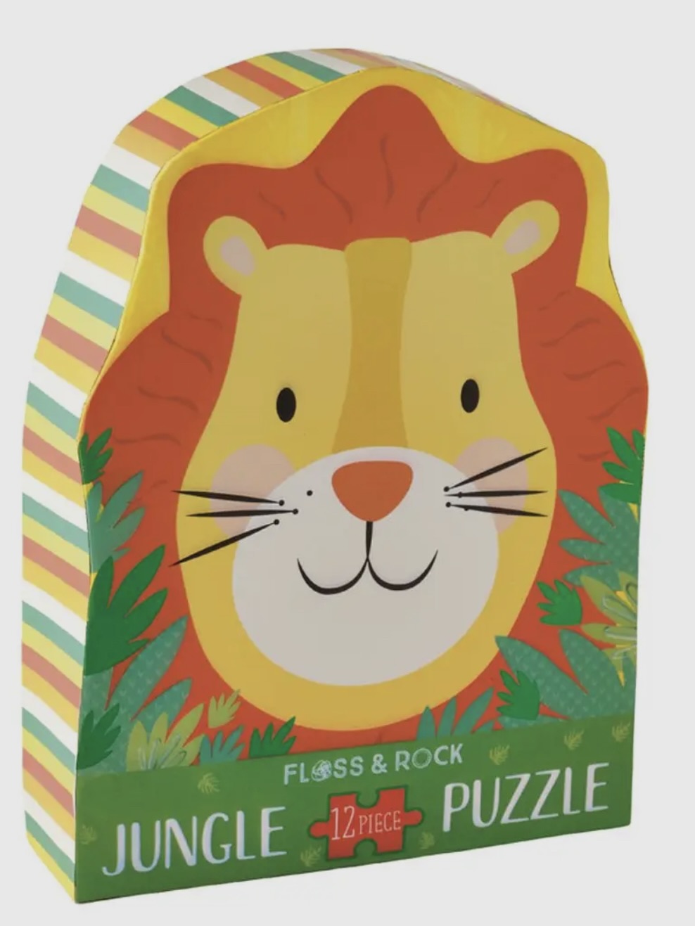 Lion 12pc Shaped Jigsaw with Shaped Box