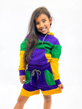 Load image into Gallery viewer, YOUTH UNISEX COLOR BLOCK RUGBY SHORTS
