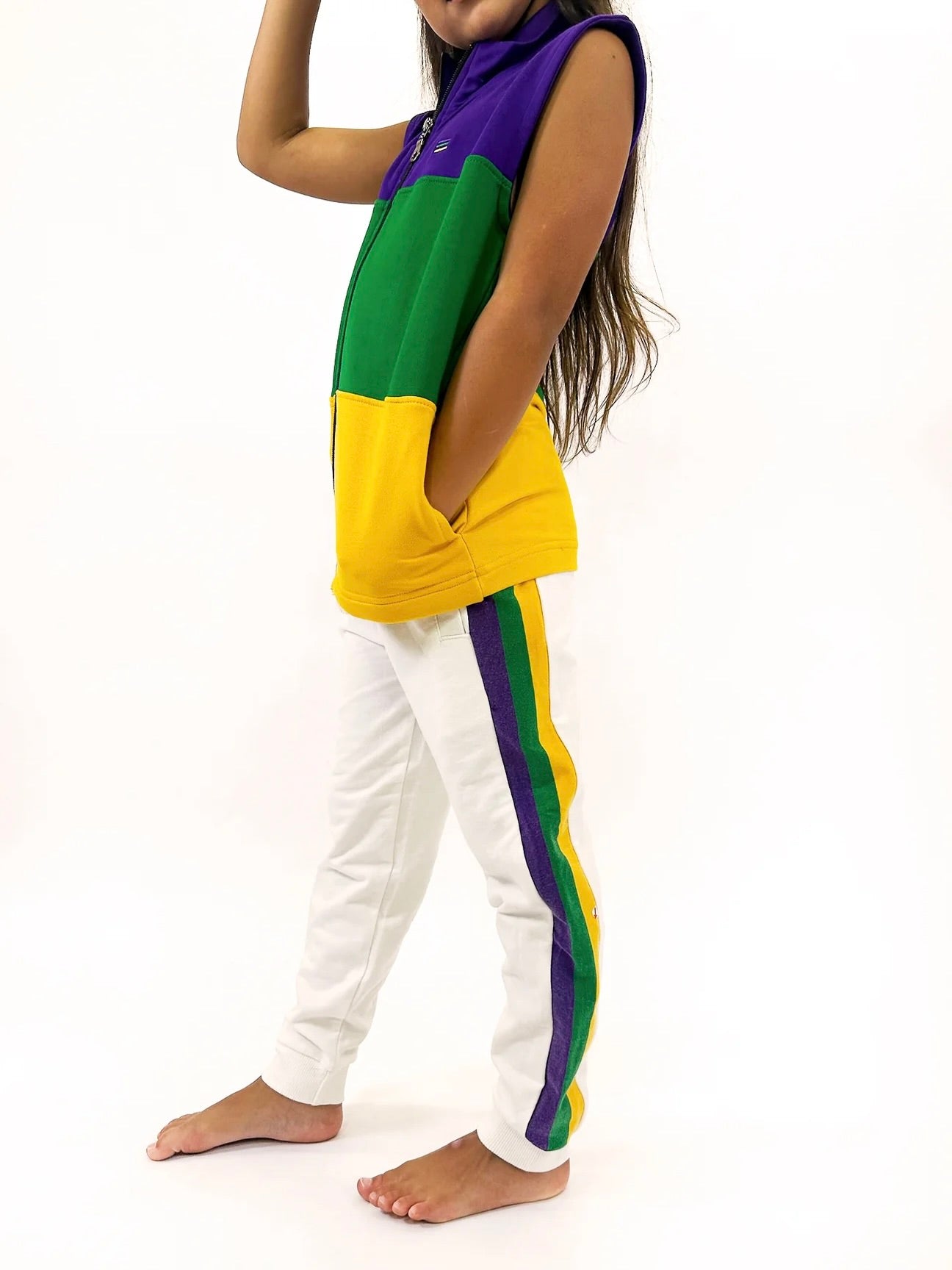 YOUTH VINTAGE JOGGER - WHITE