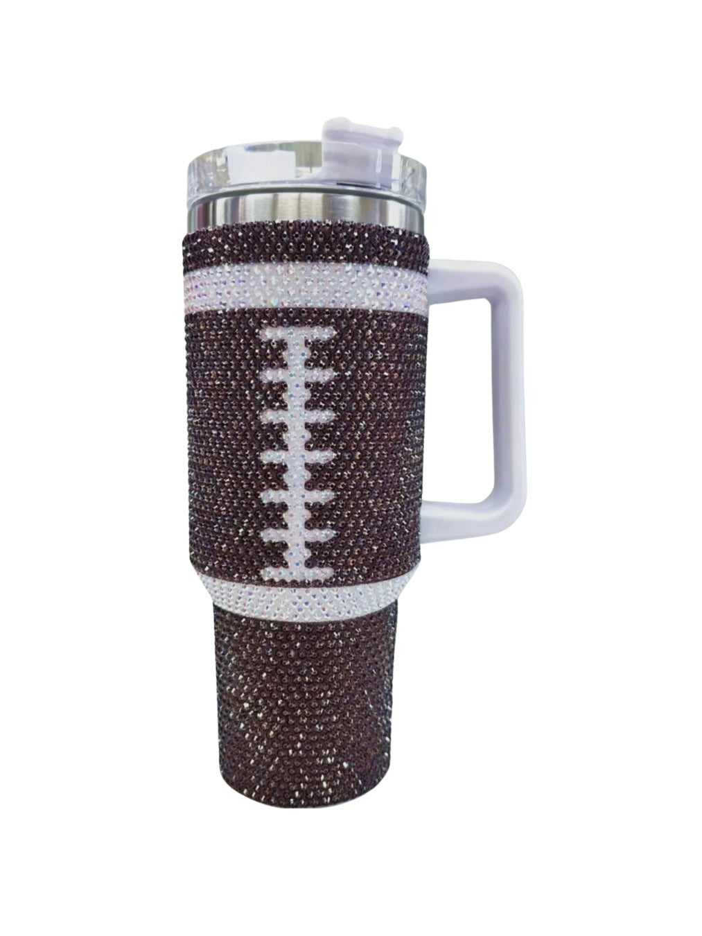 Rhinestone Football Gameday Tumbler