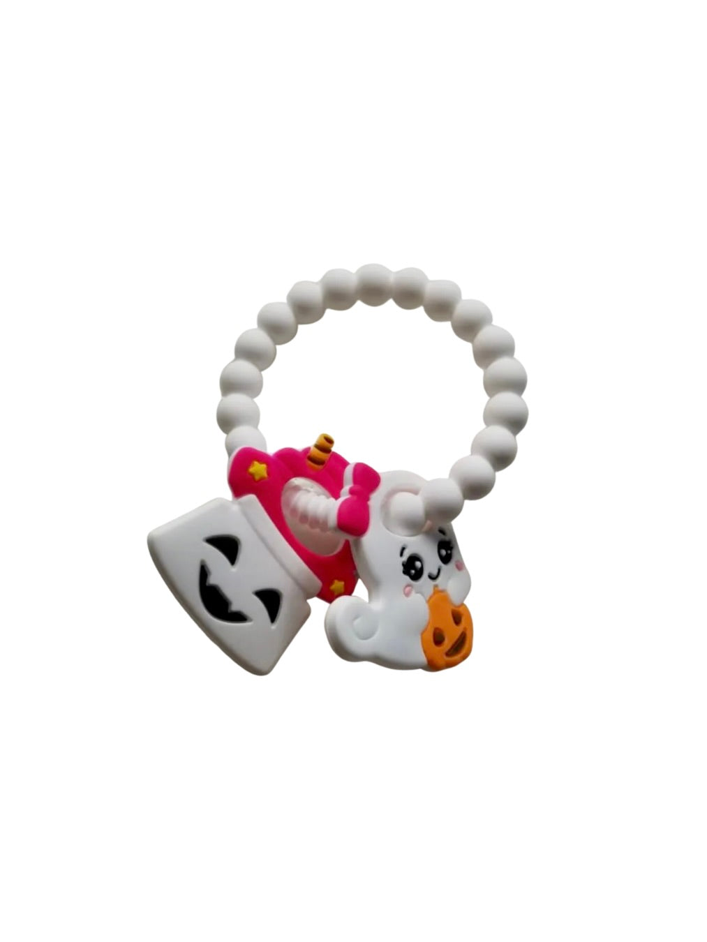 White Ghost Teether Ring