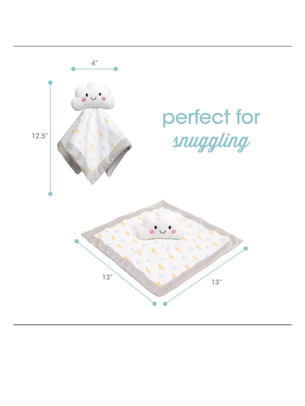 Cloud Baby Lovey Blanket
