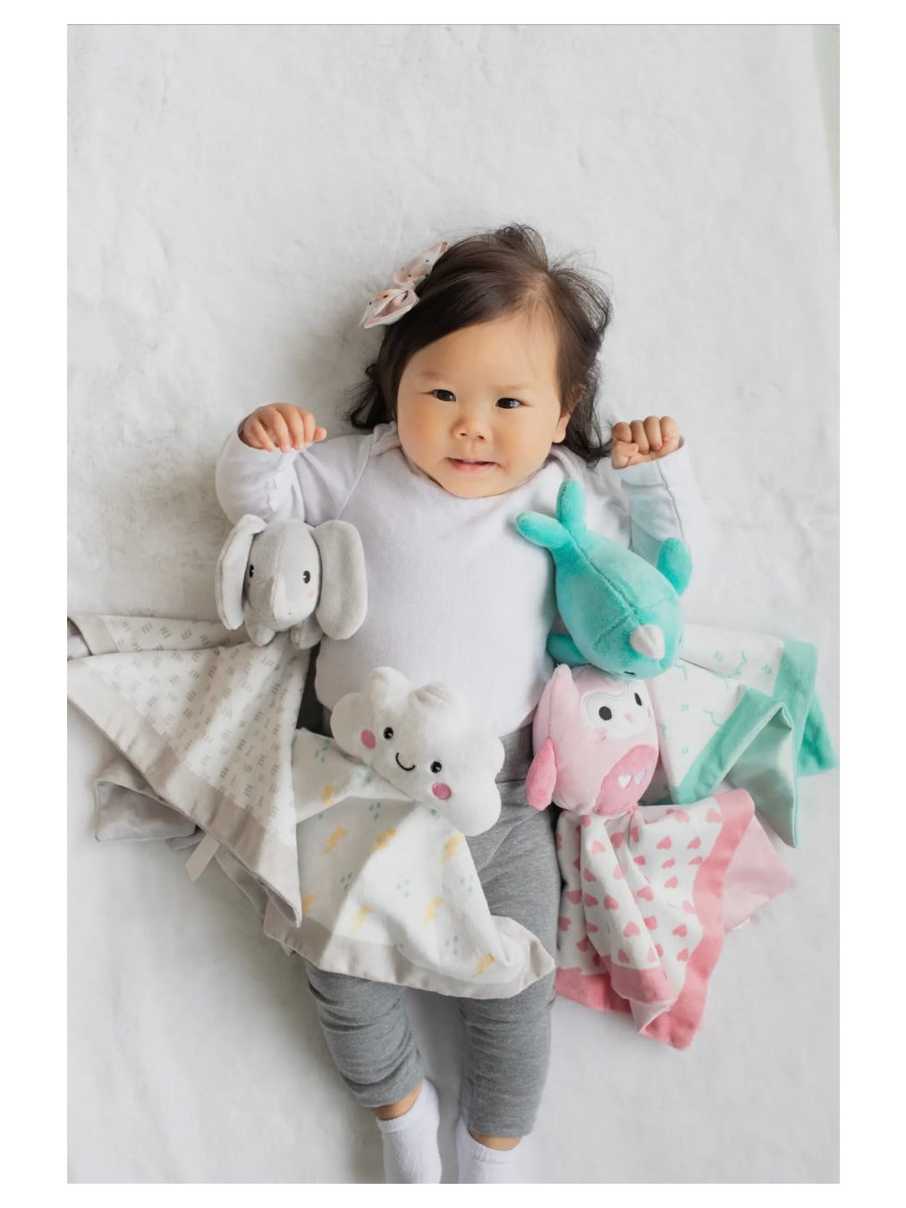 Elephant Baby Lovey Blanket