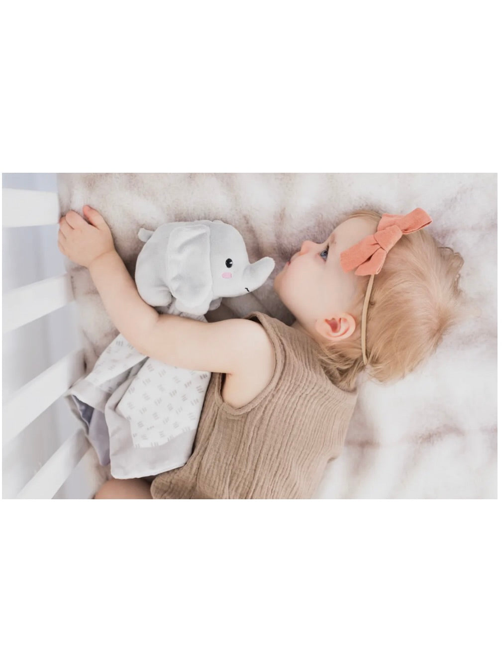 Elephant Baby Lovey Blanket