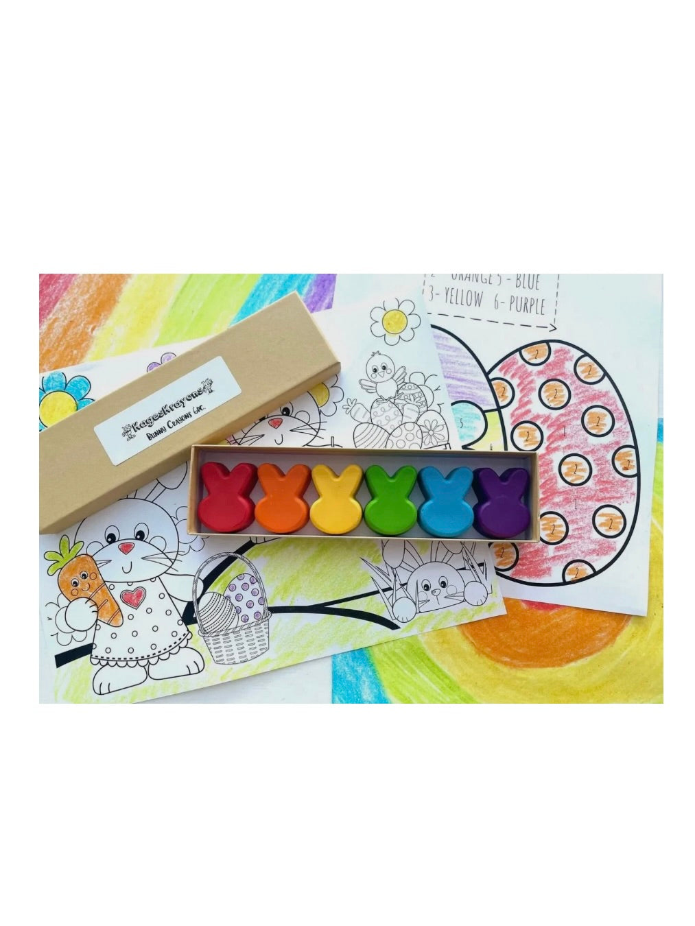 Bunny Crayons Gift Box Set