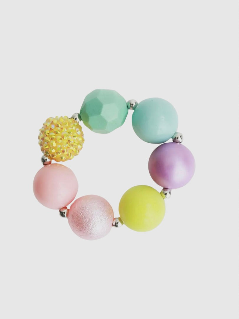 Chunky Pastel Beaded Bracelet