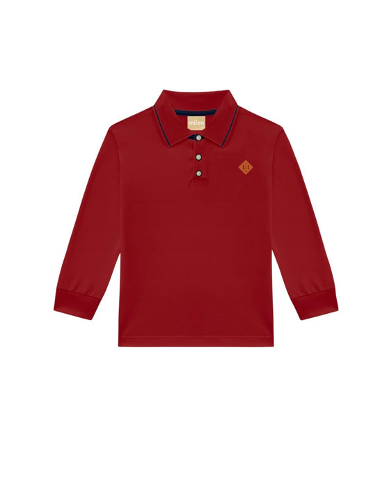 Milon Red Polo LS