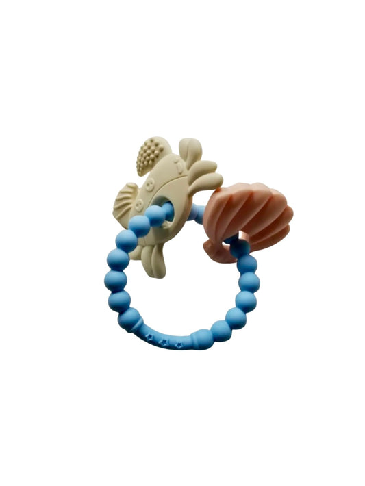 Shells and Crab Teether Ring