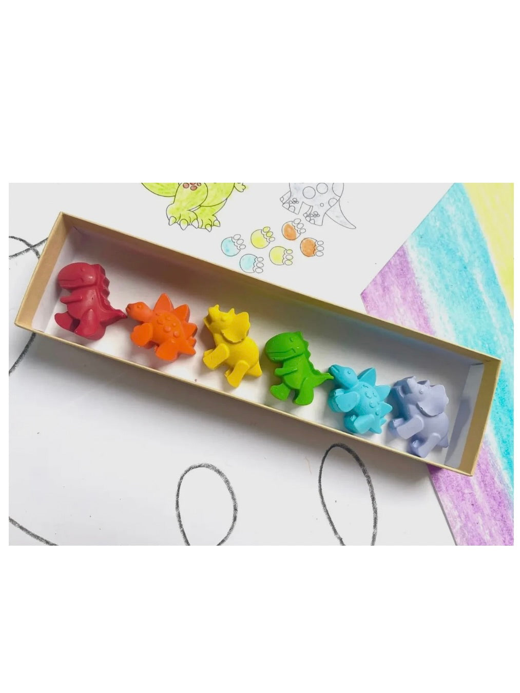 Dinosaur Crayons Gift Box Set