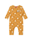 Load image into Gallery viewer, Yellow Honey Hey Bear Jumpsuit

