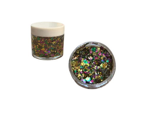 Mardi Gras Body and Face Glitter