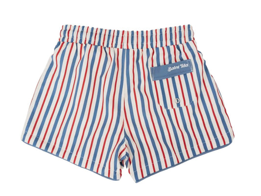 Americana Stripe Swim Shorts
