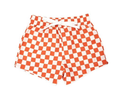 Naples Checkered Swim Shorts